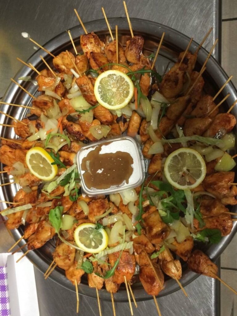 Saté-schotel